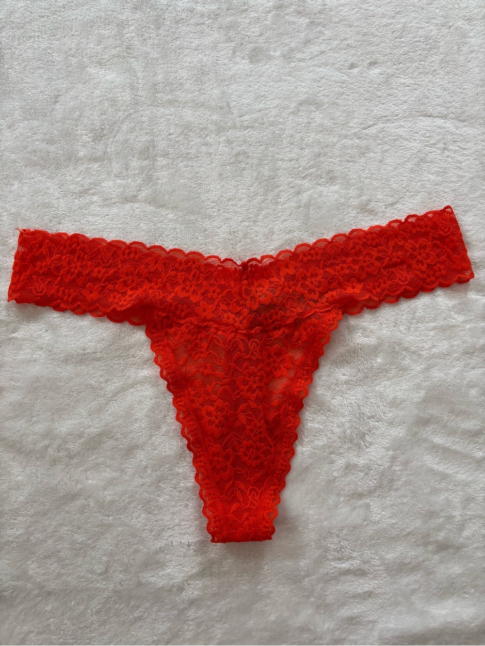 Victoria Secret orange lace panties